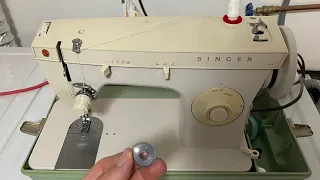 Singer 247 Sewing Machine: Loading The Bobbin