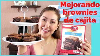 MEJORANDO BROWNIES DE CAJITA