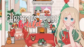 Christmas House Build 🎄😍 | *with voice* | Toca Boca Life World Roleplay