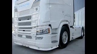 (Special Edition) Scania S650 V8 "WHITE" Power (Next Generation) Exterior-Interior