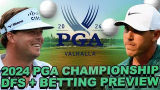 2024 PGA Championship DFS + Betting Preview: Stats + Modeling, Draftkings Core, Values + Outrights