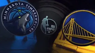 Timberwolves vs Warriors NBA On ESPN Intro/Theme | NBA 2023