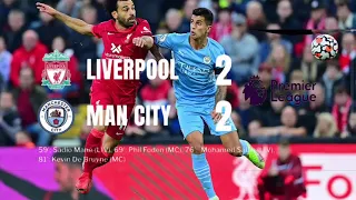 LIVERPOOL VS MAN CITY 2-2 highlights & all Goals 2021 HD