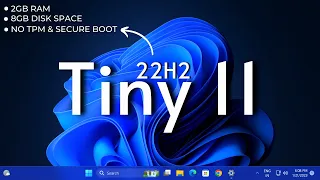 Tiny 11 22H2: Windows 11 Lite — How to Install & Review (2024)