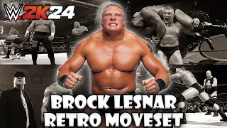 WWE 2K24 Brock Lesnar Retro Moveset