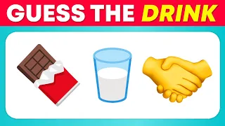 Can You Guess The Drink by Emoji in 3 Seconds? | Drink Emoji Quiz