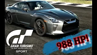 GT Sport - Tuned Nissan GT-R 2017 Edition Gameplay [No HUD]