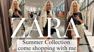 ZARA HAUL TRY ON SUMMER COLLECTION | COME SHOPPING WITH ME TO ZARA