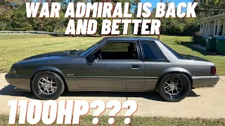 War Admiral is back and BETTER. OVER 1100HP