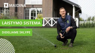 Kokius purkštukus naudoti dideliuose sklypuose? | Laistymo sistema dideliame sklype