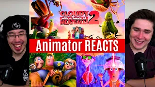 REACTING to *Cloudy With A Chance of Meatballs 2* THEY'RE ALIVE!!! (First Time Watching) Animator