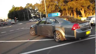 Bruce Dickinson Leaving Sydney Airport in Car