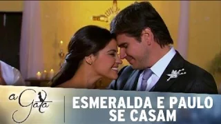 A Gata - Esmeralda e Paulo se casam