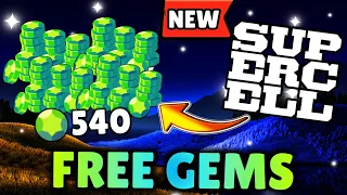 FREE 540 GEMS by SUPERCELL !! JOİN QUİCKLY x3 170 Gems `Brawl Stars English #shootingstarrdrops
