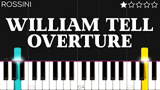 Rossini - William Tell Overture | EASY Piano Tutorial