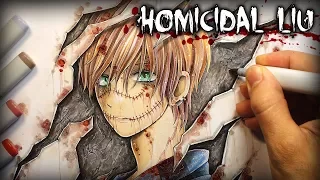 "Homicidal Liu" Horror Story - Creepypasta + Drawing