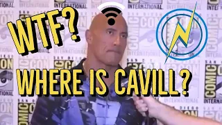 The Rock when asked about Henry Cavill Superman at comic con 22
