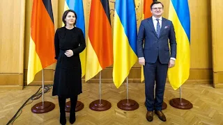 Antrittsbesuch von Annalena Baerbock in der Ukraine