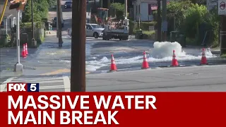 Water main break causes outages Downtown Atlanta | FOX 5 News