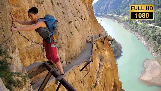 El Camino del Rey - World's Most Dangerous Hike HD 🇪🇸