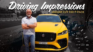 I'm beginning my 'Driving Impressions' series with the Jaguar F-Pace SVR 550 journey!