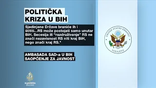 Ambasada SAD-a: Razdruživanje ne znači nezavisnost već kraj RS-a