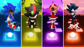 Sonic Exe 🆚 Shadow Exe 🆚 Amy Exe 🆚 Dark Sonic || Tiles Hop Gameplay 🎯