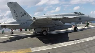 My Visit to an Active Aircraft Carrier. With Narration.