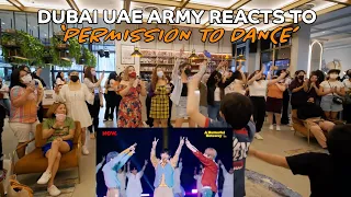 DUBAI UAE ARMY REACT TO BTS (방탄소년단) 'Permission to Dance' LIVE | HAPPY BIRTHDAY BTS ARMY!