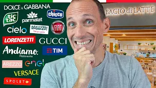 16 MARCAS ITALIANAS QUE VOCÊ PRONUNCIA ERRADO [ITALIANO COM LEGENDA] - Vou Aprender Italiano