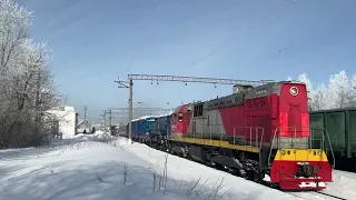 Премьера на канале. ТЭМ7А-0528, ВП-4124.