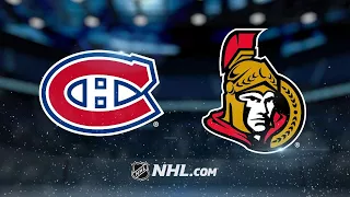 Hudon dazzles in the Habs' 8-3 road win against Sens