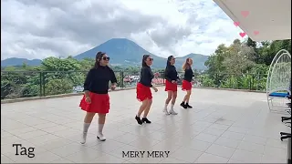 MERRY MERRY // LINE DANCE // CHOREO : CAECILIA M FATRUAN // DANCER : N' FRIEND'S MANADO