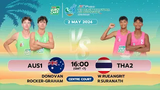 [ Live Center Court ]  AUS1 VS THA2  : 5th Asian U19 Beach Volleyball Championships