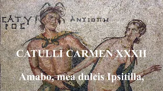 Catullus 32 in Latin & English: Amabo, mea dulcis Ipsitilla; Pronunciation & Meter Notes