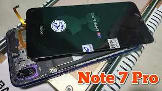 Redmi Note 7 pro LCD pda glass como change
