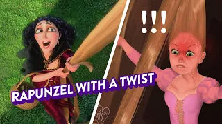 Rapunzel's Hair Lifting Practice - Before She's a PRO #Shorts