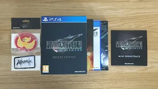 Unboxing: Final Fantasy VII Remake (FF7R) Deluxe Edition for PS4 - Game Exclusive