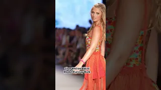 Slow Motion Bikini Model Runway Walk - Amanda Trolle - JMP the Label - Miami Swimweek 2022 #shorts