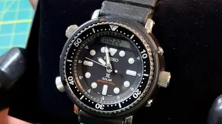 For sale!  Seiko SNJ025 “Solar Arnie” from my review video