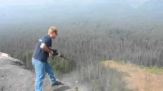 Inertia firing semiautomatic gun in Alaska