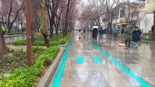 A snowy day in the most beautiful city of Iran | Slow travel | Isfahan