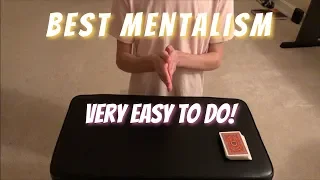 EASY No Sleight Of Hand! BEST MENTALISM Card Trick! Performance/Tutorial