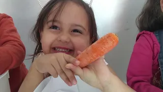 Desafio Comida Saudável VS Bala Fini - Real Food VS Gummy Food Challenge CONVIDADOS ESPECIAIS