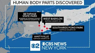 4 accused in connection with discovery of dismembered body parts on Long Island