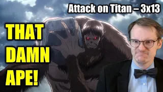SEALING THE WALL? || GERMAN watches Attack on Titan 3x13 - BLIND REACT-ANALYSIS