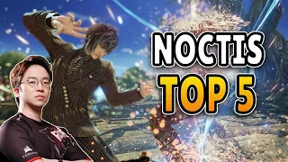 Knee shows what TOP 5 gameplay looks like - Knee (Noctis) vs. SuperHwoarang Tekken 7