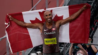 Damian Warner's family reacts to his historic gold medal win in decathlon