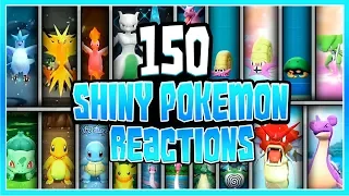 SHINY LIVING DEX! 150 SHINY REACTIONS MONTAGE in Pokémon Let's Go Pikachu & Let's Go Eevee!