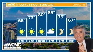 Sunny day Tuesday with lower humidity